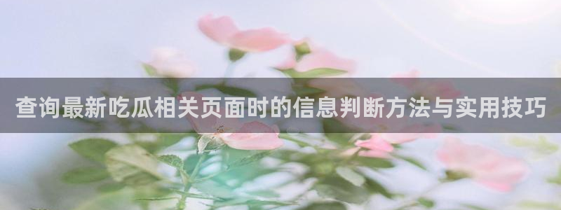 网络吃瓜